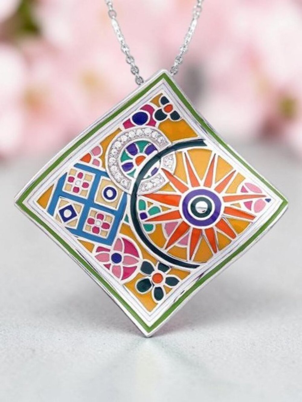 Pashmina Pendant (Yellow) from Belle Étoile - Brand New - Includes Shopping Bag